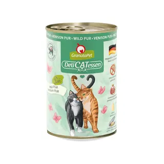 GRANATAPET DeliCATessen Dziczyzna Mono - mokra karma dla kota - 400g